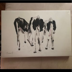 Hobby Lobby cow wall art
